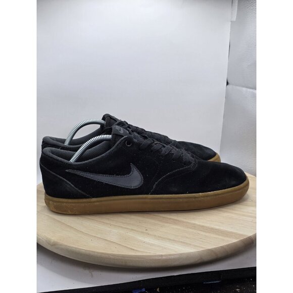 Nike Men's SB Check Solar 843895-003 Sneakers Black/Anthracite Size 10 - Picture 3 of 9